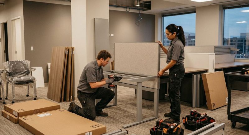 Standing Desk Assembly in Overland Park, KS